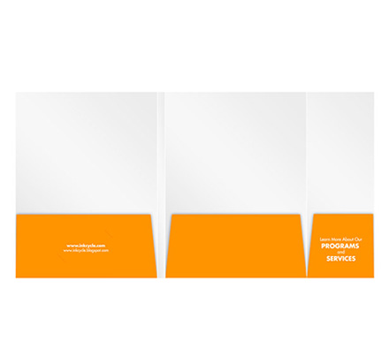 3 Panel corporate folder