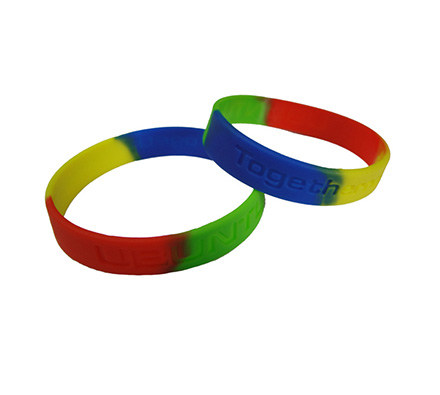 Multi colour wristband