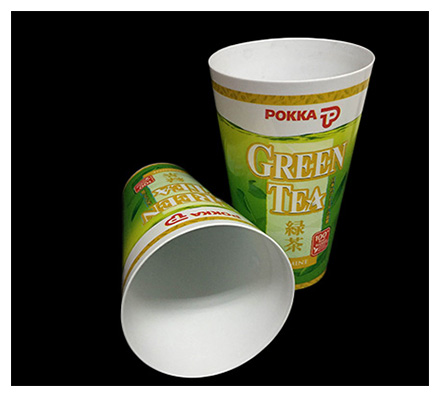 Plastic advertising cup