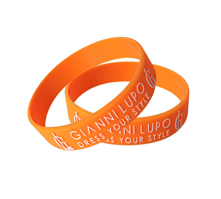Embossed+Printed wristband